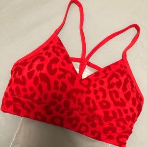 Balance Athletica Kingdom Form Bra Red Panther